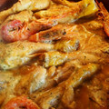 El cooksnap de agels cuando hizo Muslitos de pollo con gambas.