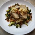 El cooksnap de Cristina Cryss cuando hizo Lomo de cerdo al horno con verduras salteada, quinoa y salsa.
