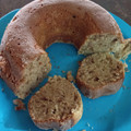 El cooksnap de Cintia Martinez cuando hizo Torta de banana y nuez en savarin 18 cm Essen.