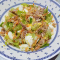 El cooksnap de Adriana Córdoba cuando hizo Ensalada de atún y huevo.