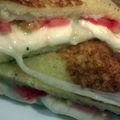 ricosuave's cooksnap of when they made AMIEs Mozzarella Sandwich.