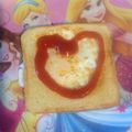 El cooksnap de Yazmin Luna cuando hizo Cena huevo en pan.