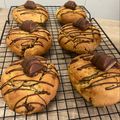 El cooksnap de Siguiendo platos cuando hizo Crumbl cookies con crema de pistacho en airfryer.