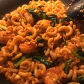 รูป Cooksnap ของ Teera Thung เมื่อเขาทำ มักกะโรนีผัดกุ้ง