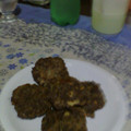 El cooksnap de Maria Lorena pelemene cuando hizo Hamburguesa rellena de queso.