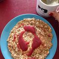 El cooksnap de Camila cuando hizo Waffles integrales de banana y avena.