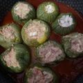 El cooksnap de Els Balzary cuando hizo Calabacitas rellenas de atún.