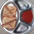 Kimaya tiwari का कुकस्नैप जब उन्होंने आलू के सैंडविच बनाया था।