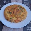 El cooksnap de SOL cuando hizo Tortilla de judías verdes, con jamón, ajo y toque de pimentón.
