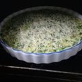 El cooksnap de Yanine Ansolabehere cuando hizo Tarta de espinaca y zapallito sin masa ni harinas.