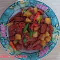 Cooksnap dari Callista untuk resep Sosis kentang pedas manis