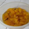 El cooksnap de Liliana Benitez cuando hizo Papaya en almíbar.