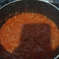 El cooksnap de Denise Tytank cuando hizo Salsa boloñesa.
