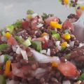 El cooksnap de Claudia Isabel cuando hizo Ensalada acevichada de lentejas.