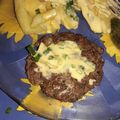 El cooksnap de Tamy Peralta cuando hizo Papas fritas con cheddar y cebollita de verdeo.
