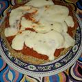 El cooksnap de brenda gonzalez cuando hizo Pizza light de avena al microondas  fácil y rápida 💪💁🏻🍕 masa de pizza 1 2 3.