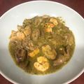 El cooksnap de jose manuel cuando hizo Alcachofas con langostinos y salsa verde.