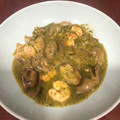 El cooksnap de jose manuel cuando hizo Alcachofas con langostinos y salsa verde.