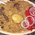 Calvince Ouma's cooksnap of when they made Beef Pilau.