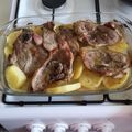 El cooksnap de Natalia Carmona cuando hizo Chuletas de cordero al horno.