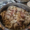 El cooksnap de Adrián Cardinali cuando hizo Bife a caballo con Mostaza y miel.