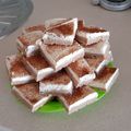 Nagy Zsuzsi Cooksnap-ja, amikor elkészítette a(z) Banánkocka fahéjas mascarpone krémmel (Gluténmentes) receptet.