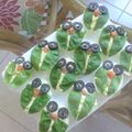 fhomuth's cooksnap of when they made owl-o-ween Deviled Eggs.