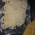 El cooksnap de Paula Perrone cuando hizo Tallarines caseros al huevo.