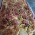 El cooksnap de Yasna Novoa cuando hizo Quiche de espinaca y champiñón.