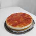 El cooksnap de itzi cuando hizo Tarta queso (sin horno).
