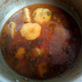 Uft's cooksnap of when they made Aloo Gosht.