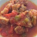 El cooksnap de Vicky Morales cuando hizo Magro de cerdo con tomate.