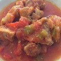El cooksnap de Vicky Morales cuando hizo Magro de cerdo con tomate.