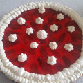 El cooksnap de Andre cuando hizo Tarta de frutilla, dulce de leche y crema.