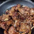 Cooksnap Azyyati Zakaria semasa beliau membuat Ayam kung Pao.