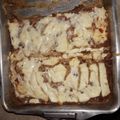 El cooksnap de Griselda Baños cuando hizo Lasagna de berenjenas.
