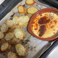 El cooksnap de Eli Fdez Acosta cuando hizo Pan de ajo con queso.