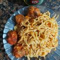 صورة من Nesma Albanna، شاركها بعد تجربة وصفة كرات اللحم مع سباجتي😋