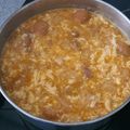 El cooksnap de santiago cuando hizo Sopa castellana o de ajo.
