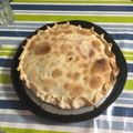 El cooksnap de Pili Martinez cuando hizo Tarta de pollo zapallito y cebolla 🍗.