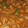 Amna Faisal's cooksnap of when they made Mutton karahi.