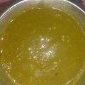 Naina Chopra का कुकस्नैप जब उन्होंने मूंग दाल पालक (Moong dal palak recipe in hindi) बनाया था।