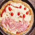 El cooksnap de Silvana Pazo cuando hizo Pizza integral sin levadura.