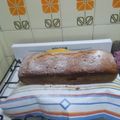 El cooksnap de Selene cuando hizo Budín de naranja  🍊y nueces 😊.