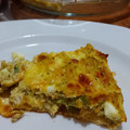 El cooksnap de Mariel cuando hizo Tarta sin masa de pollo reciclado y vegetales. Cena light!.