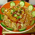 Visha Kothari's cooksnap of when they made Kolhapuri Bhel Recipe.