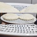 El cooksnap de Lu Olivera cuando hizo Pan pita o pan árabe.