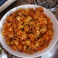 El cooksnap de 95vanedg cuando hizo 🍝 Pasta de lentejas con pisto 🫑.