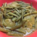 Vidhya Halvawala's cooksnap of when they made Gavar ki sabji (cluster beans).