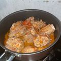 El cooksnap de Fanny Moralees cuando hizo Costillas de cerdo en salsa molcajeteada.